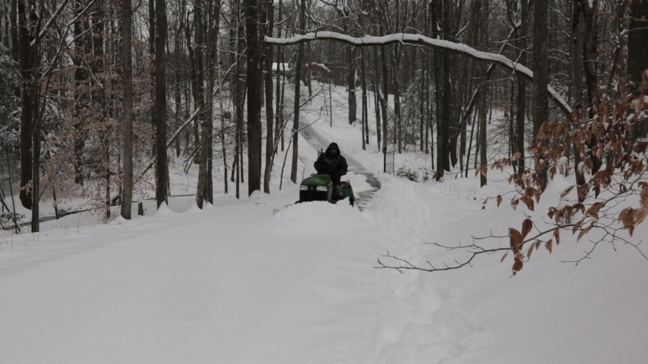 Plowing Snow With The John Deere x748 (and other snow day activities)