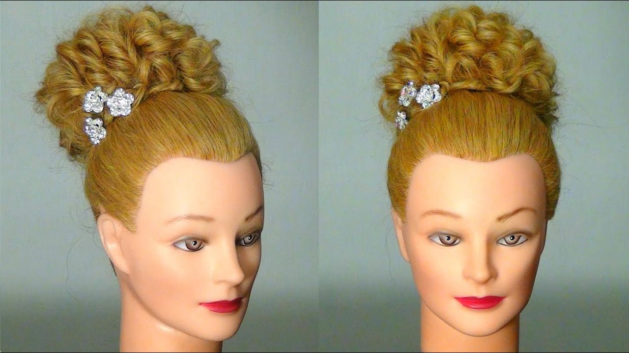 Легкая прическа на длинные волосы. Easy hairstyle for long hair