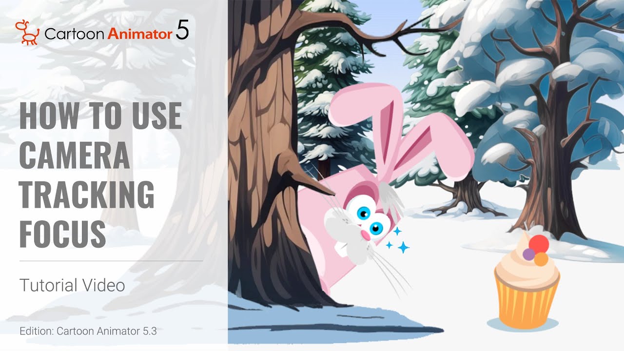 How to Use Camera Tracking Focus | Cartoon Animator 5 Tutorial