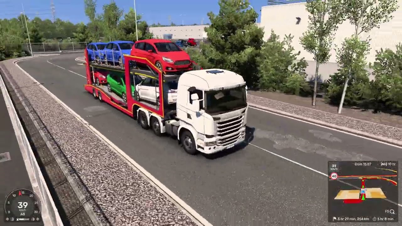 ETS2:  entrega de Carros entre Lisboa e Faro (Portugal)