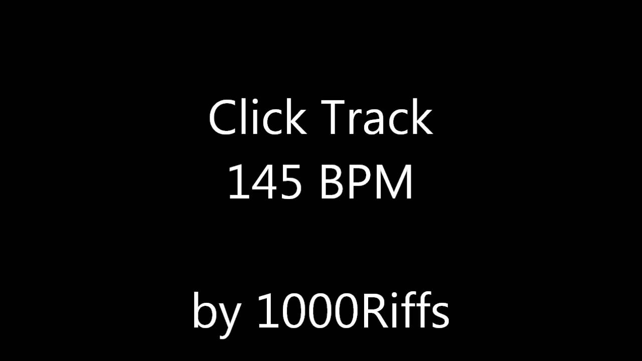 Click Track 145 BPM - Beats Per Minute