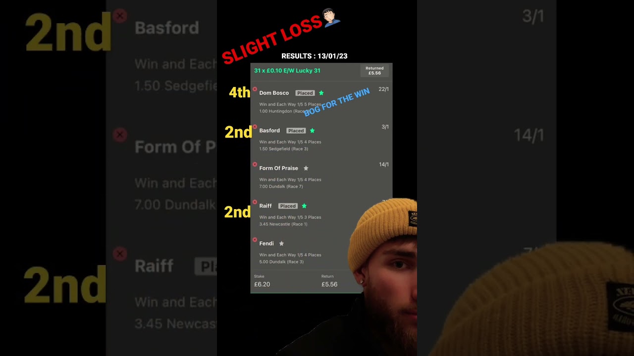 HORSE RACING RESULTS 