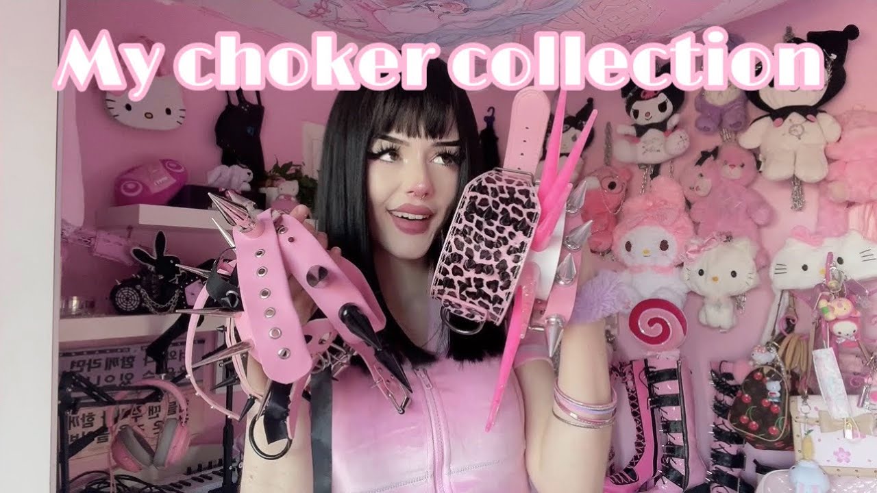 🎀My HUGE choker collection🎀
