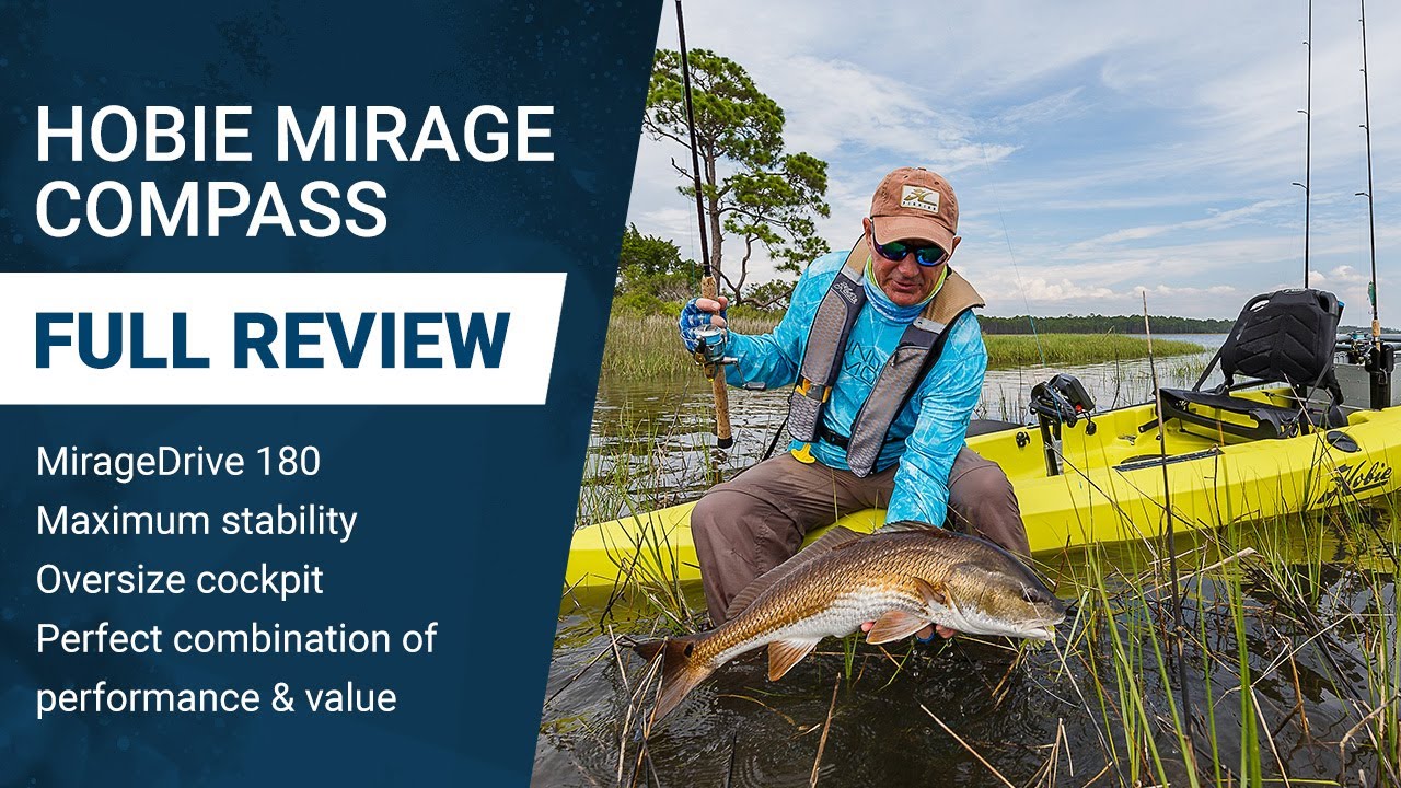 Обзор каяка Hobie Mirage Compass с системой MirageDrive 180: универсальный вариант.