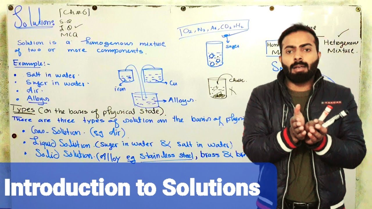 Introduction to Solutions | ch#6(solutions) | 9th Class chemistry