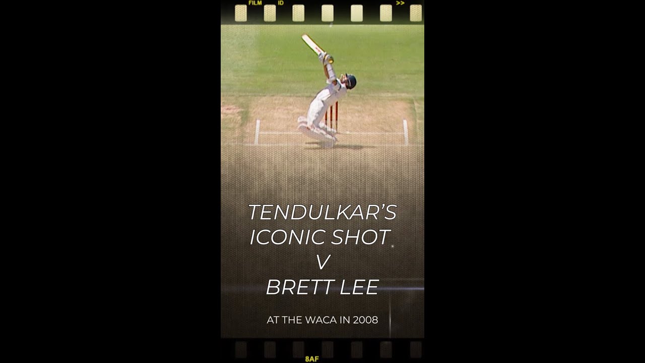 Reliving Sachin Tendulkar's Glorious Upper Cut off Brett Lee