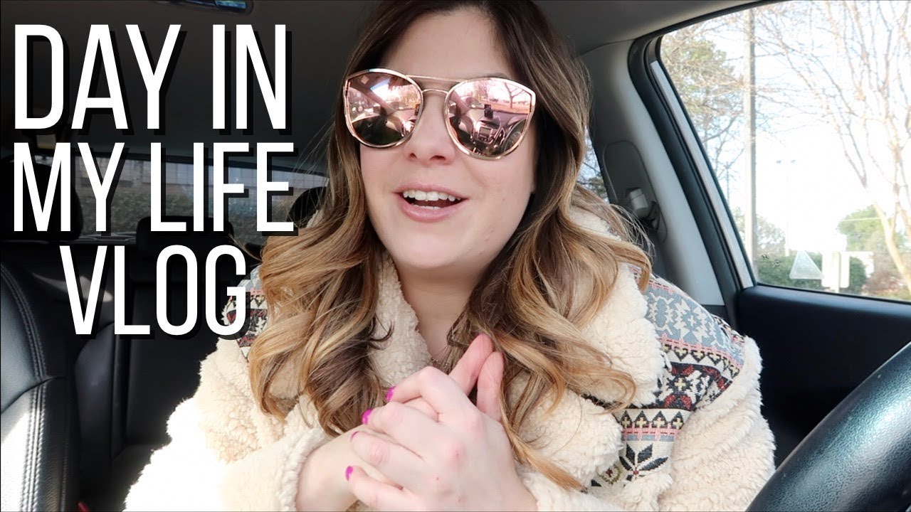 day in my life vlog | Poshmark shipping, grwm, Free People haul