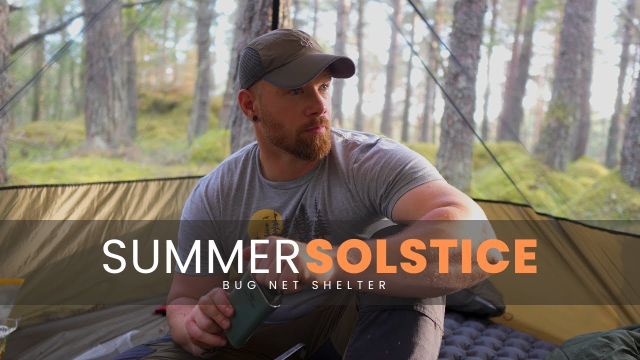 Summer Solstice Camp in a MASSIVE bug net shelter!