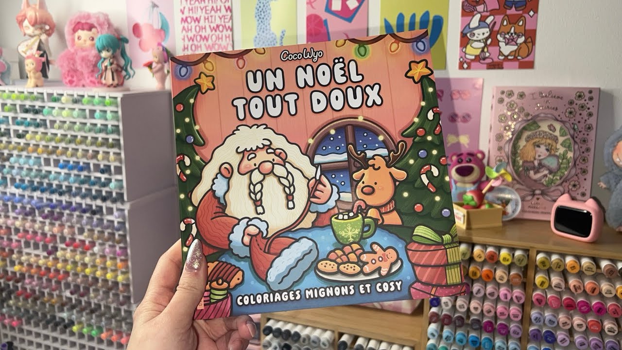 Cosy Coloriage de Noël ensemble et bon réveillon à tous 🎄| Tuto | Coco Wyo | Noël 