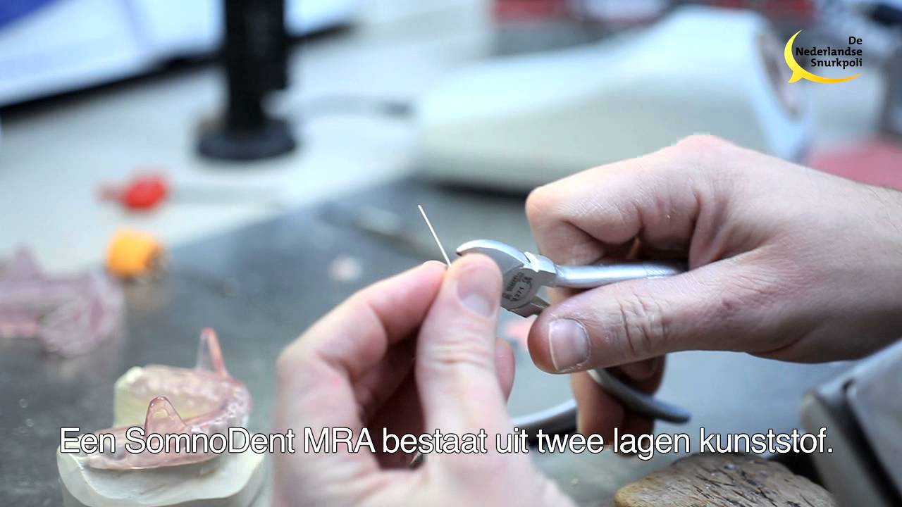 Hoe een SomnoDent® snurkbeugel (MRA) gemaakt wordt.