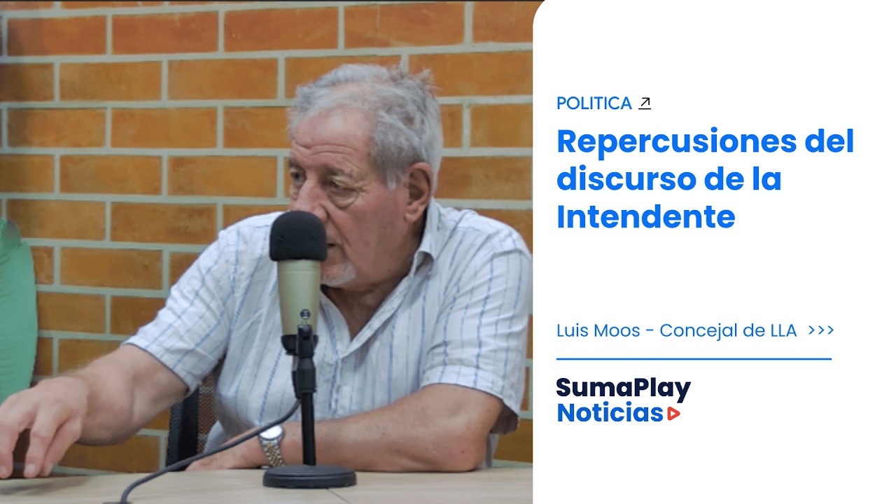 Repercusiones del discurso de la Intendente