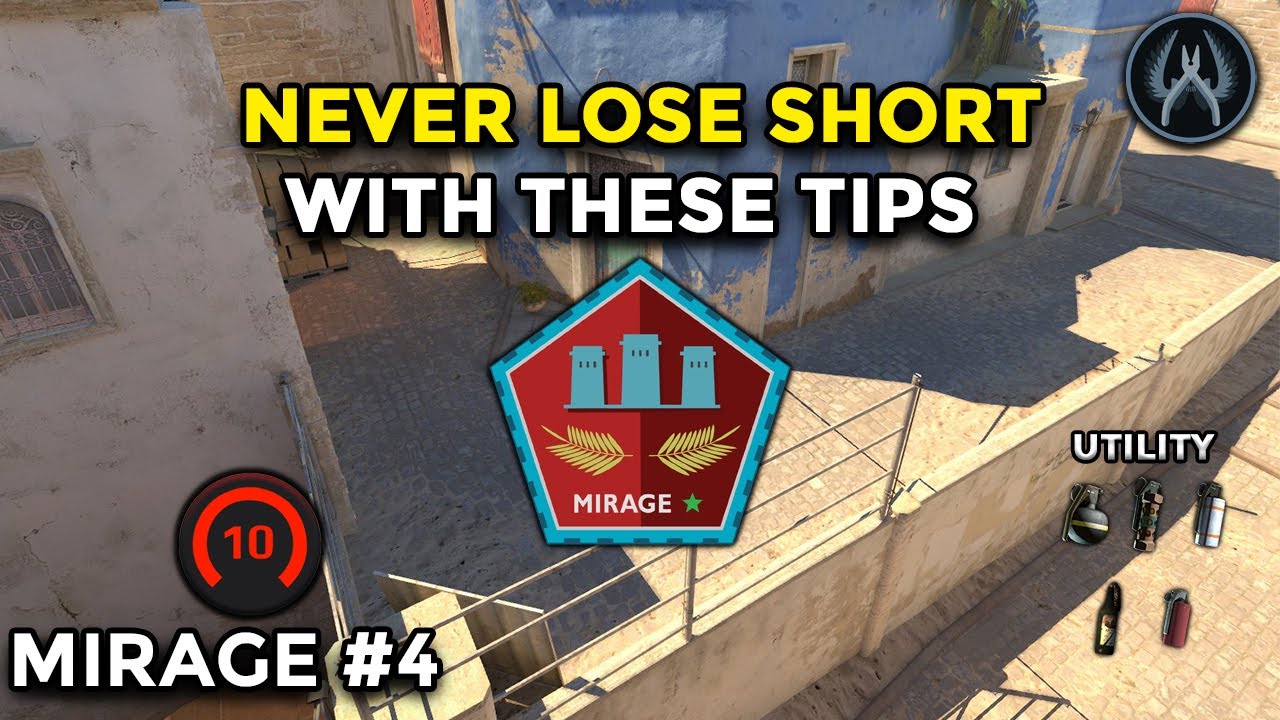 HOW TO PLAY SHORT ON MIRAGE (CT) - CS2 TIPS AND TRICKS MIRAGE #4