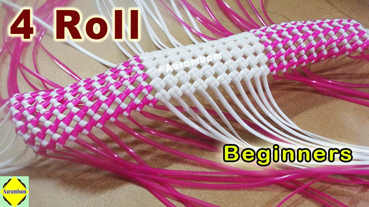 ஈஸியா Wire Koodai Pinnuthal in tamil,4 Roll Wire Basket Weaving tutroial for Beginners, Part1