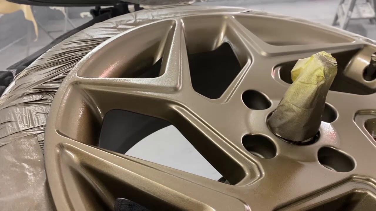 Ford Fiesta ST alloy wheel refurbished matte bronze