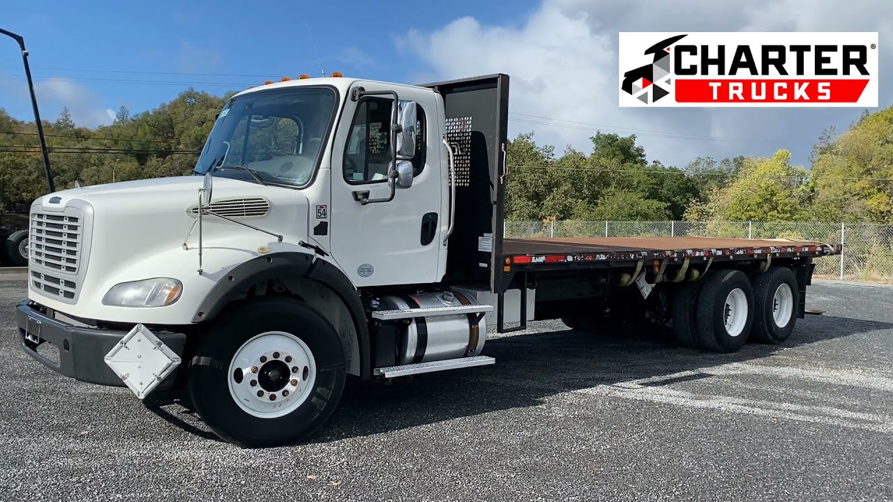 2014 Freightliner M2112 24' Flatbed For Sale I CharerTrucks.com - u12163