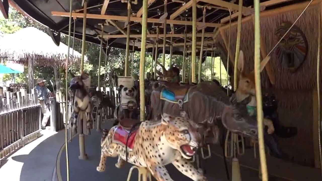 The Low Family on San Diego Zoo Safari Park Merry Go Round