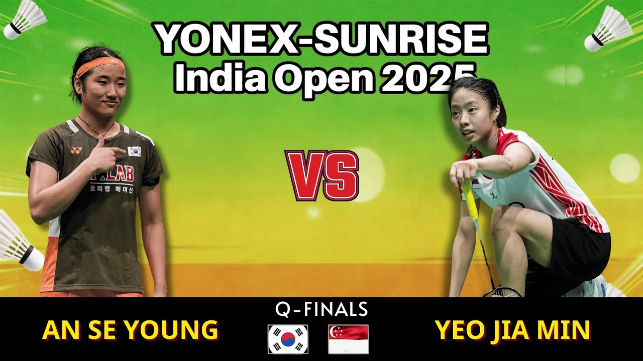 🔥 UNSTOPPABLE FORCE 🔥 An Se Young (안세영) (KOR) vs Yeo Jia Min (SIN) | Full Score | Full HD 1080p