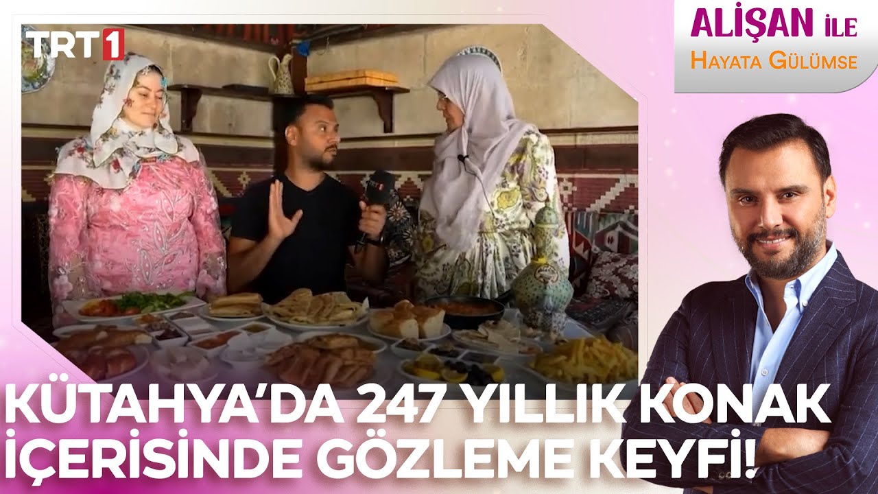 Kütahya'da 247 yıllık konak içerisinde gözleme keyfi! | @trt1