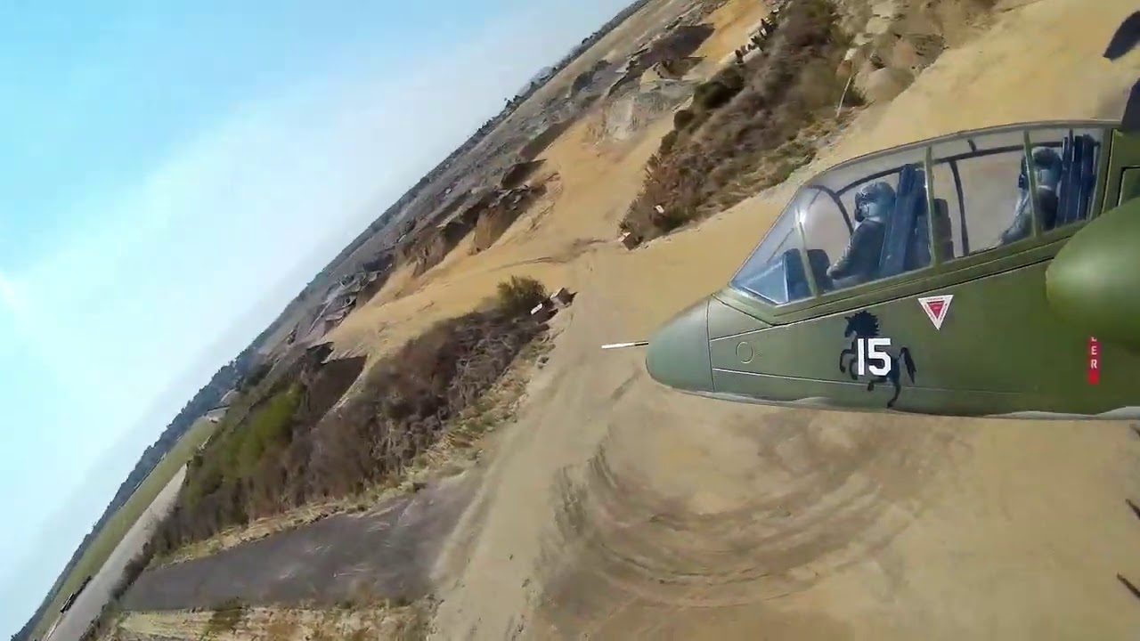Flightline OV 10a Bronco In Flight