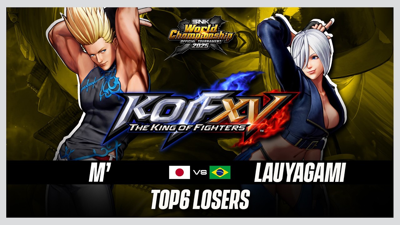 KOF XV 🇯🇵 SANWA M' против LAUYAGAMI 🇧🇷 | Чемпионат мира SNK 2025 | THE KING OF FIGHTERS XV #SWC2025