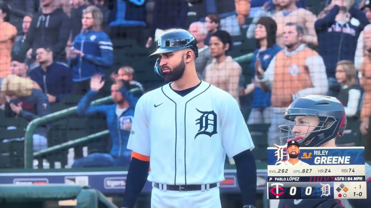 Twins vs Tigers MLB the show 24 full game 1 Inning game ￼￼￼