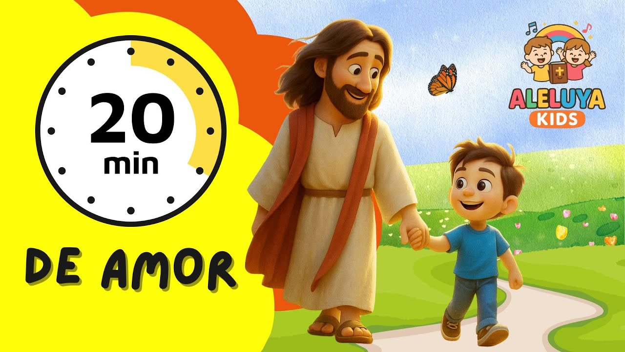 20 minutos de AMOR para Dios | Alabanzas para niños