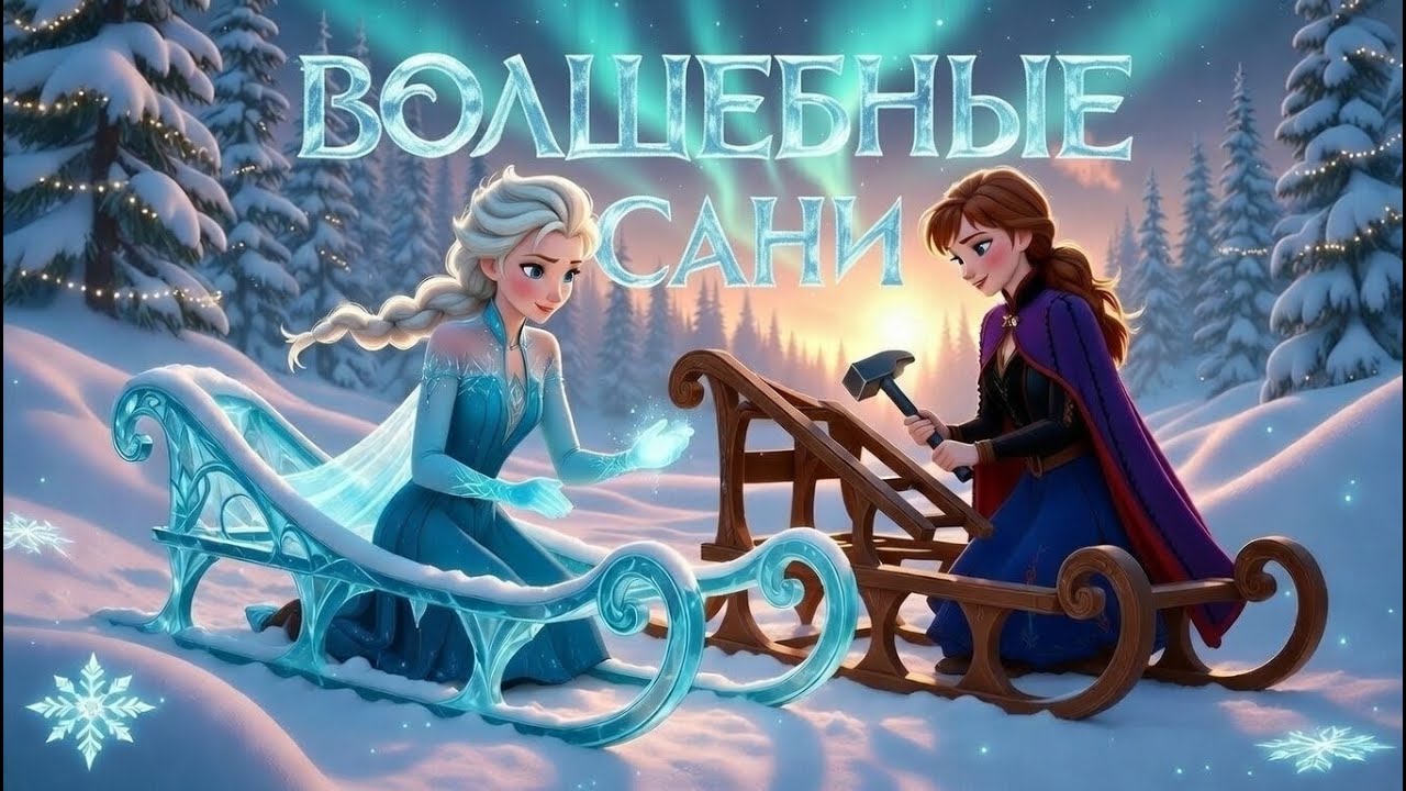 Волшебные Сани Анны и Эльзы