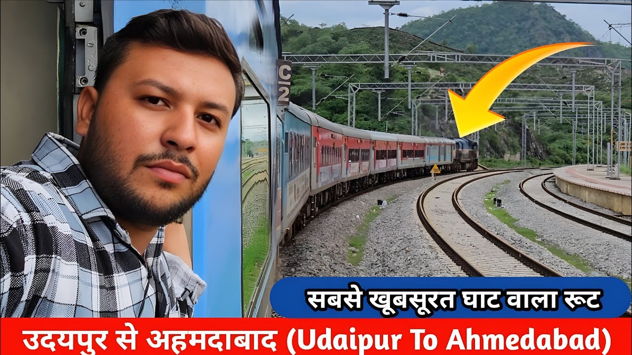 Udaipur–Asarva Train Journey | Full Scenic Route, Stations & Real Experience 🚆🔥