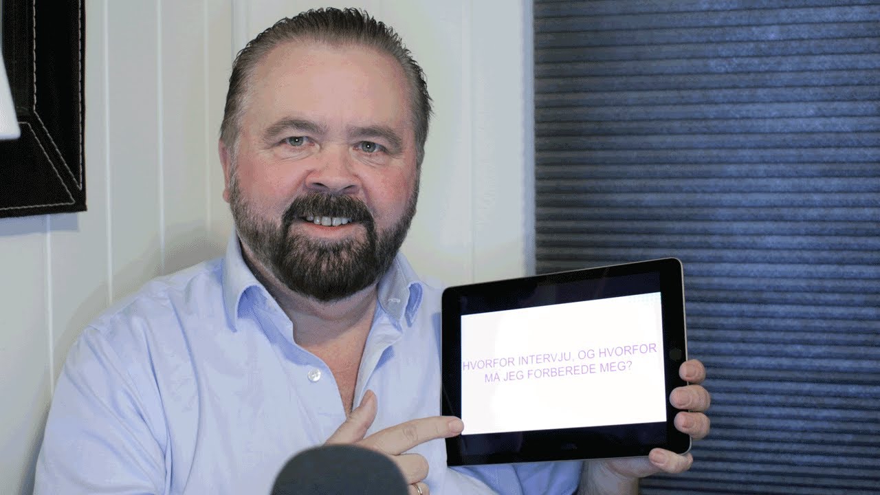 Hvordan skal du forberede deg til et jobbintervju