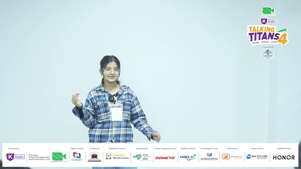 1619 Samriddhi Neupane | Biggest Speaking Challenge in Nepal - Talking&nbsp;Titans&nbsp;4