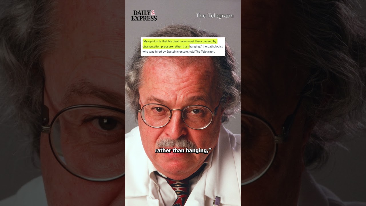 Doctor present at Epstein's postmortem has made a bombshell claim about the nature of his death 😳