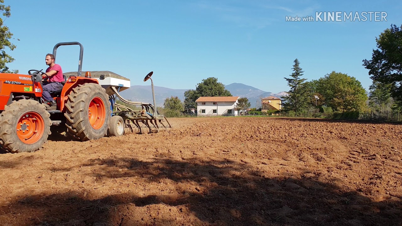 Semina 2018 | Kubota ME5700 | Seminatrice Vertulli
