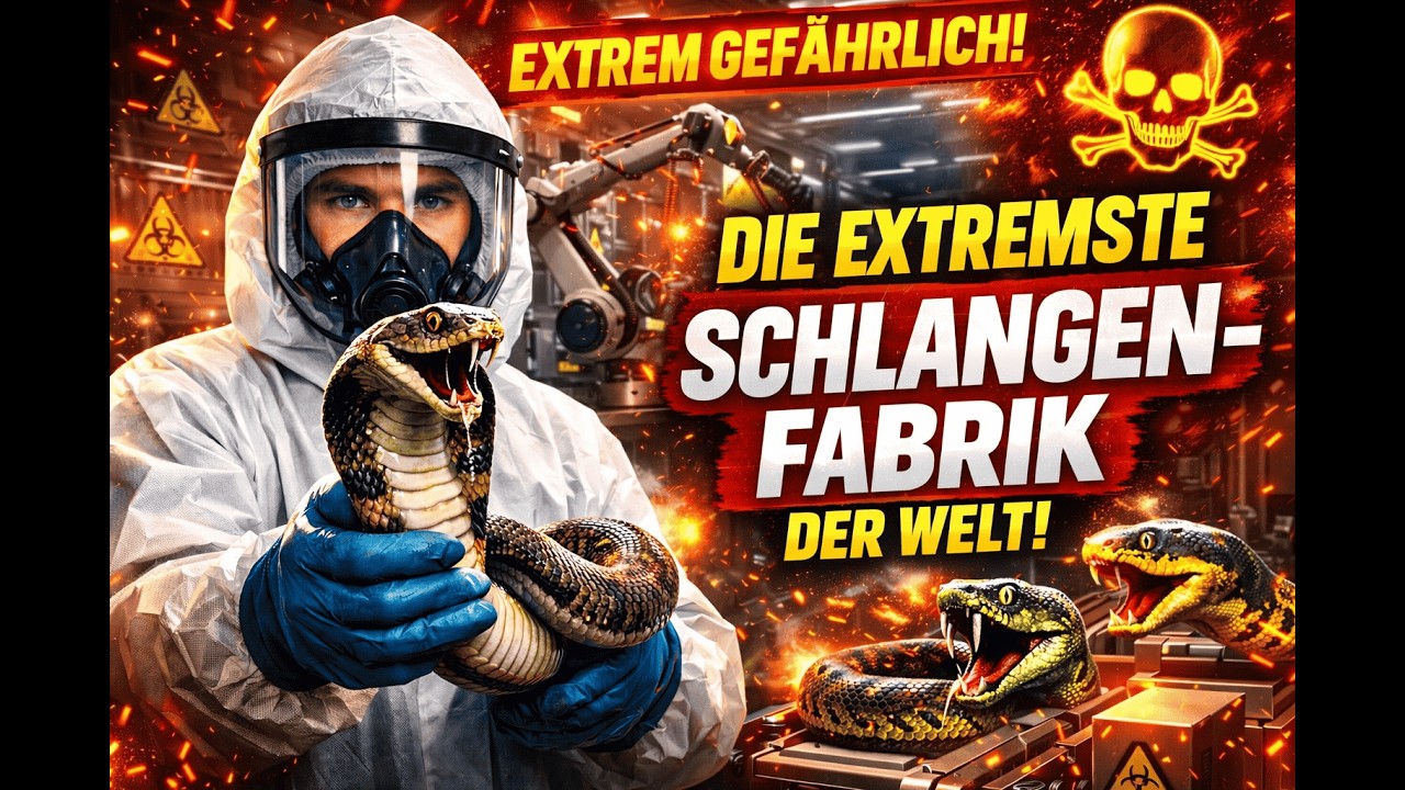 Wie Schlangengift f&uuml;r die Medizin Gewonnen Wird | Moderne Labortechnik