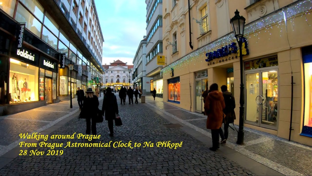 Прага. Walking around Prague. From Prague Astronomical Clock to Na Př&iacute;kopě. ORANGE ua