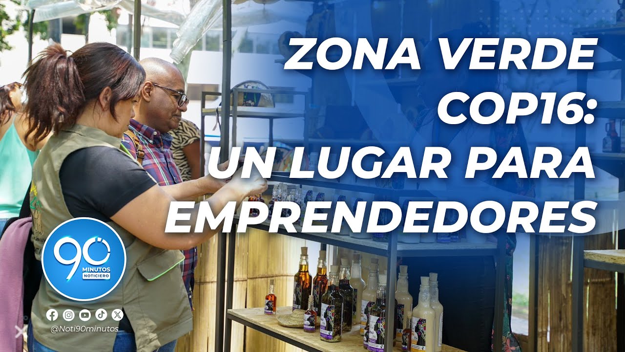 Cientos de caleños llegan a la zona verde de la COP16, un espacio para resaltar a los emprendedores