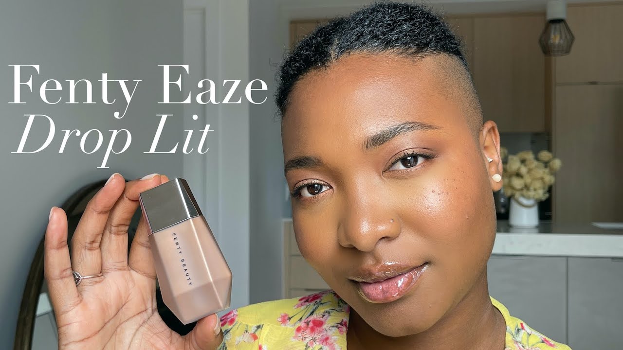 NEW * FENTY EAZE DROP LIT + COMPARISON DM GLOW SERUM | FIRST IMPRESSIONS