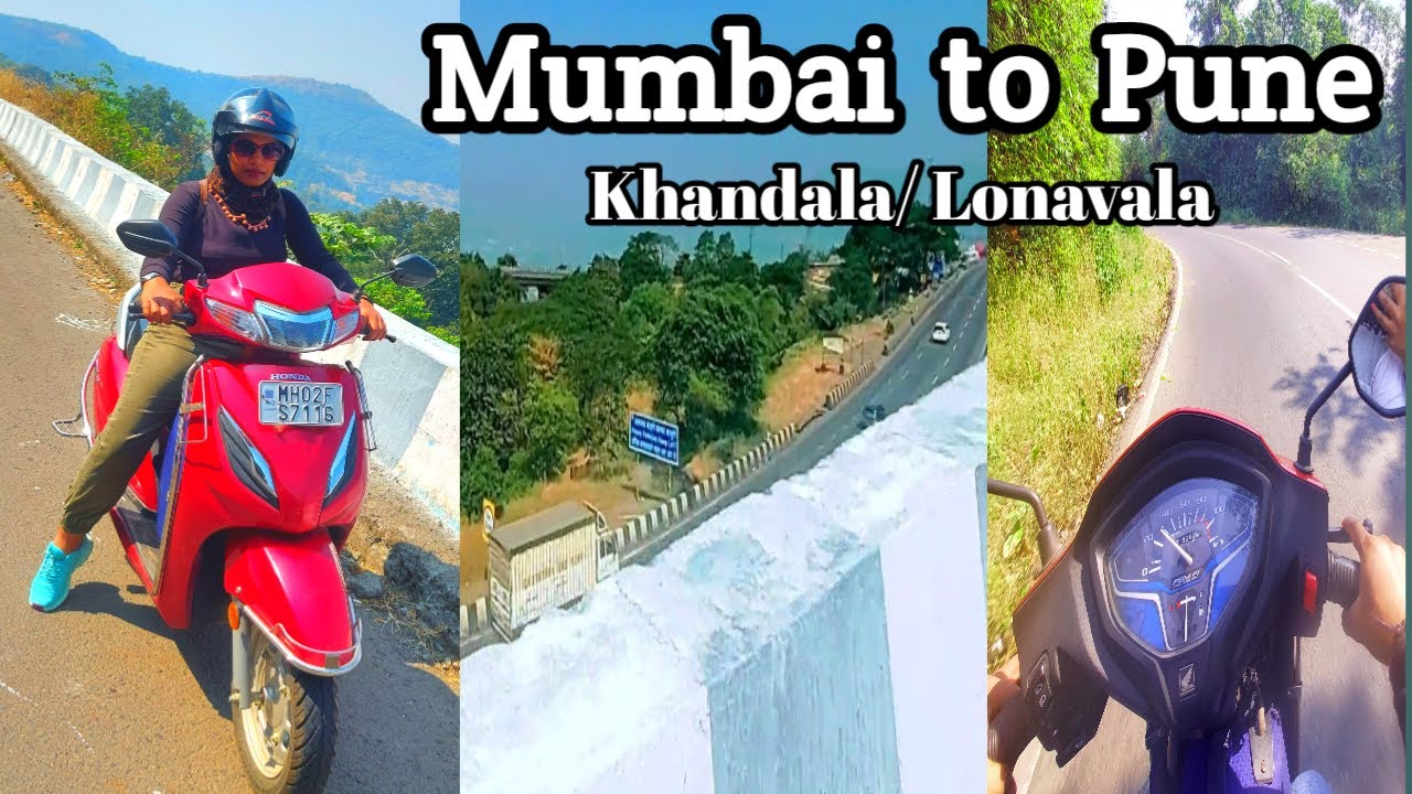 Mumbai to Pune on Scooty | Mumbai to Lonavala | Khandala | Full Vlog | Honda Activa #pune #Lonavala