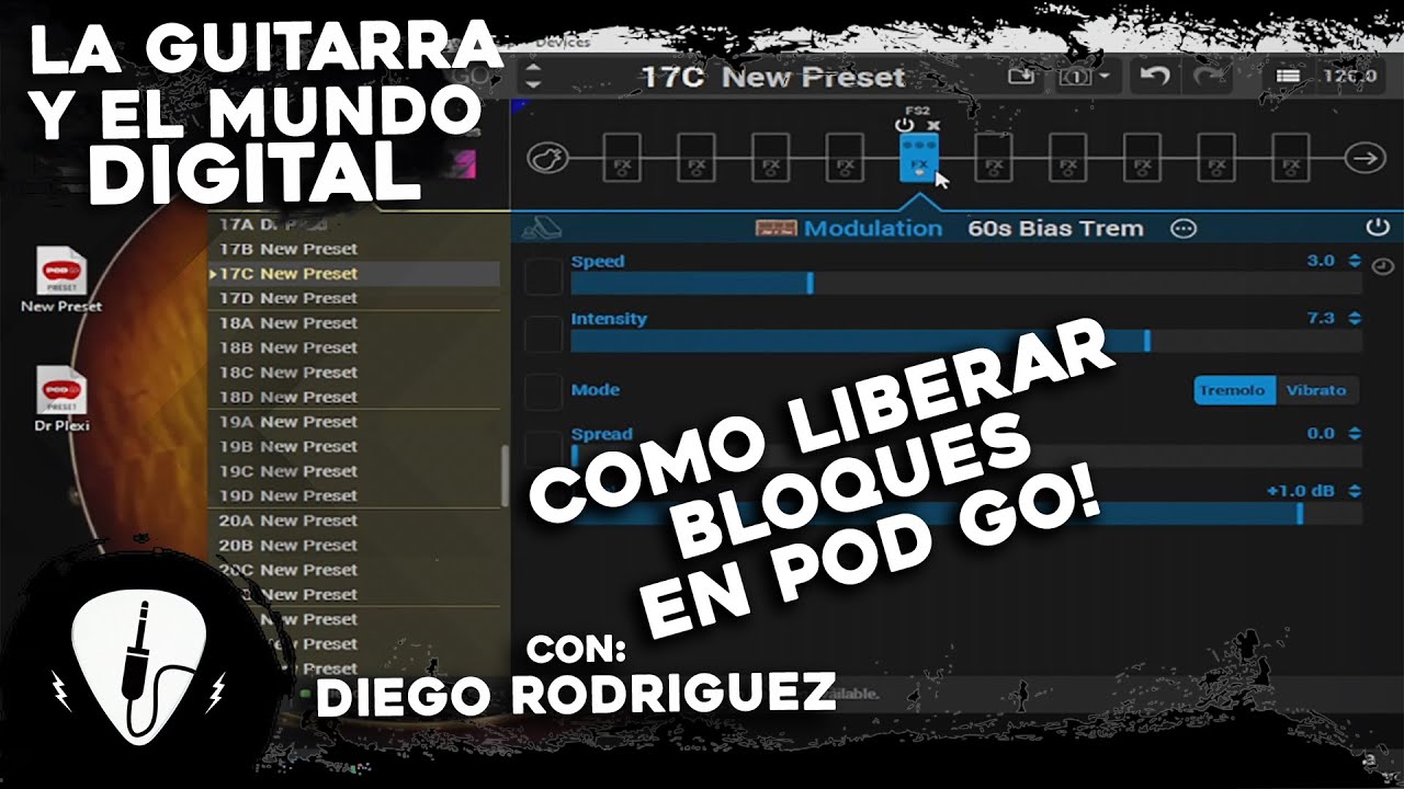 Como liberar bloques en tu Line 6 POD GO | Tutorial completo en Español por Diego Rodriguez