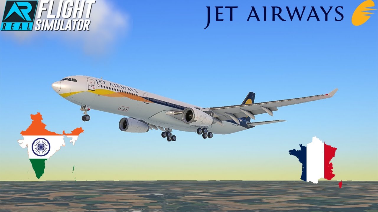 RFS — настоящий авиасимулятор | Мумбаи (BOM) — Париж (CDG) | Jet Airways
