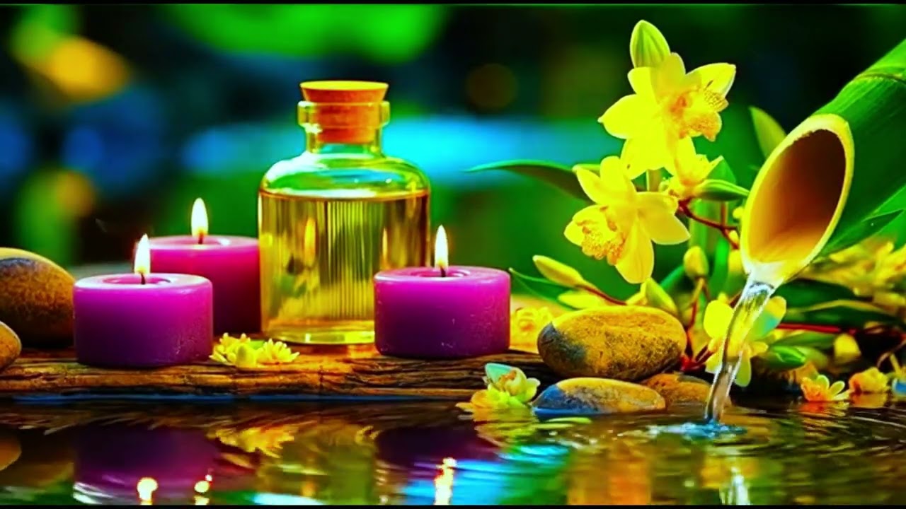 Romantic Relaxing Music With Soft Piano & Gentle Flute Melodies For Massage, Spa, Yoga & night relax