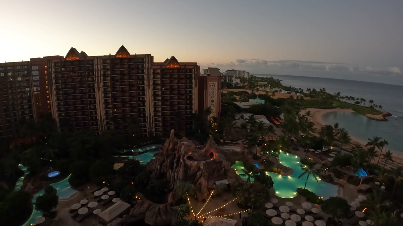 Disney Aulani Sunrise Video in Hawaii
