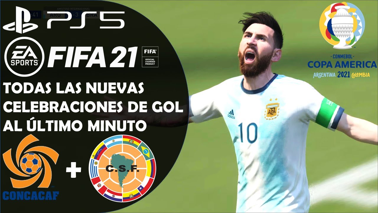 LAS CELEBRACIONES DE GOL ÚLTIMO MINUTO CON SELECCIONES NACIONALES DE LAS AMÉRICIAS | FIFA 21 PS5