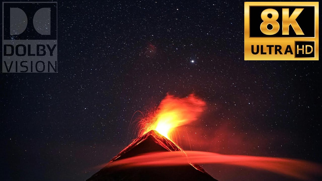 🌋 Spectacular Volcano Landscapes | 8K Ultra HD | The Power of Volcanoes