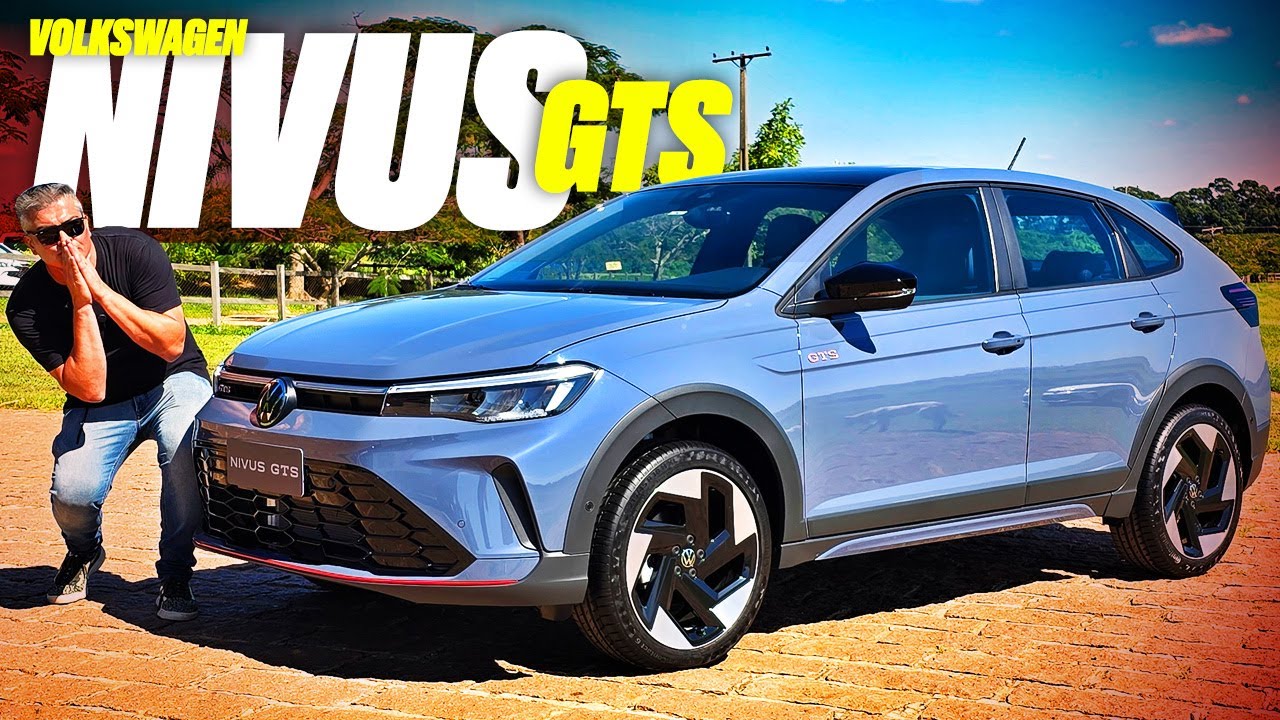 Novo VW Nivus GTS - POR R$ 175.000? COMO É A VERSÃO ESPORTIVA, COM MOTOR 1.4 TURBO E RODAS DE 18