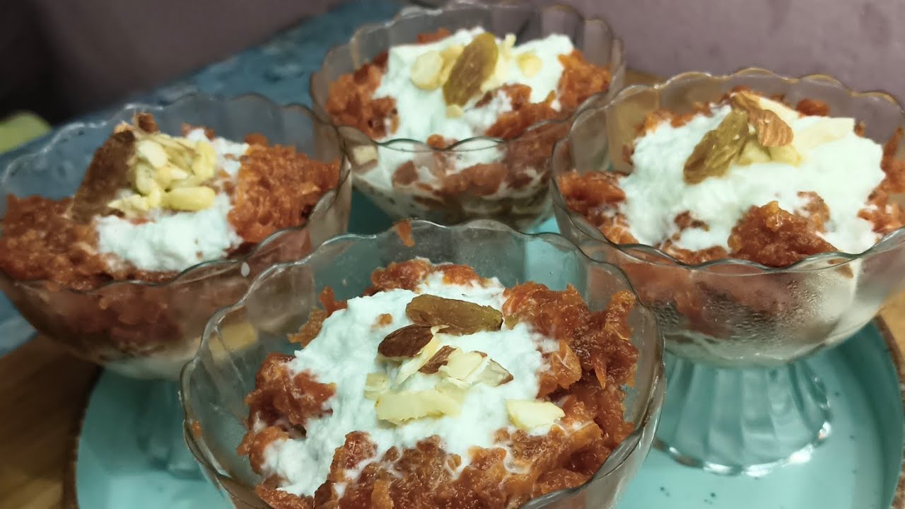 Gajar Pudding Recipe 😋🤤एक बार ये गाजर पुडिंग बना कर देखो इसके फैन हो जाओगे 😋🤤#indian #puddingrecipe