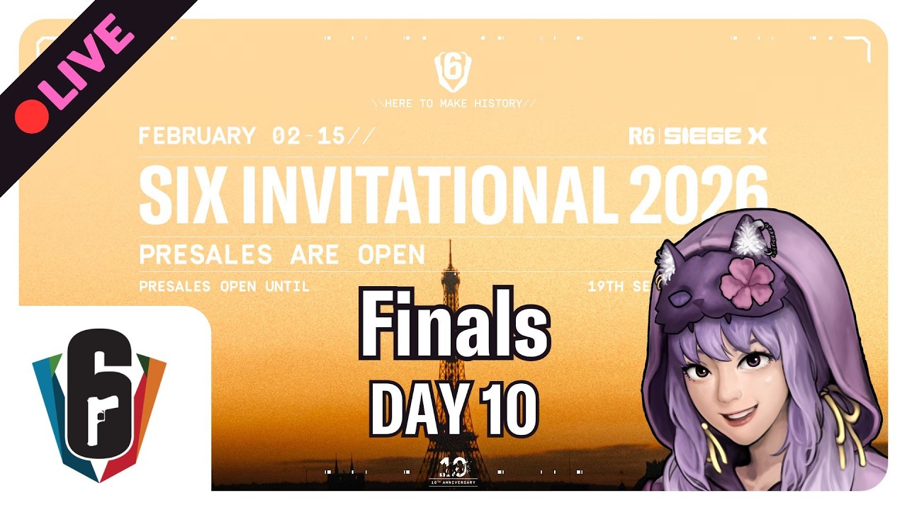 🔴LIVE - [ Watch Party + ฝึกพากย์ ] Six Invitational 2026 Finals - Day 10