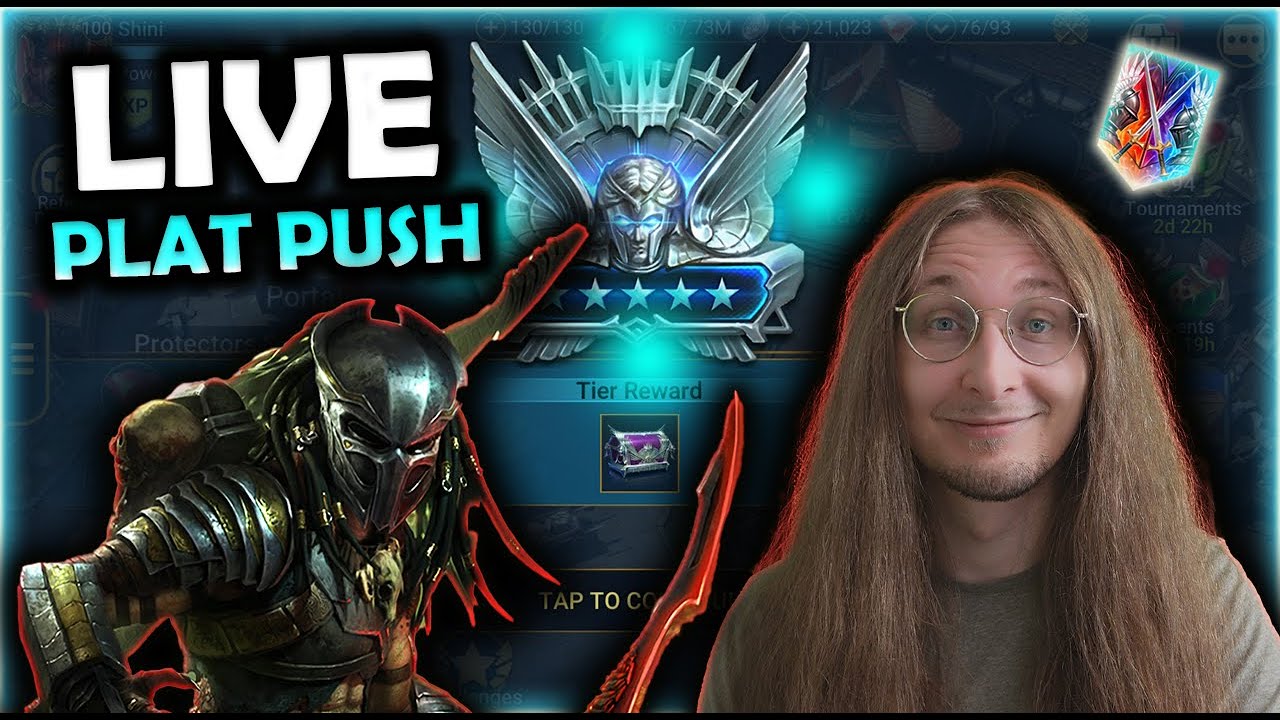 Platinum & Live ARENA STREAM! Push Plat Tonight Get Swift Parry, Buff Soon I RAID: Shadow Legends