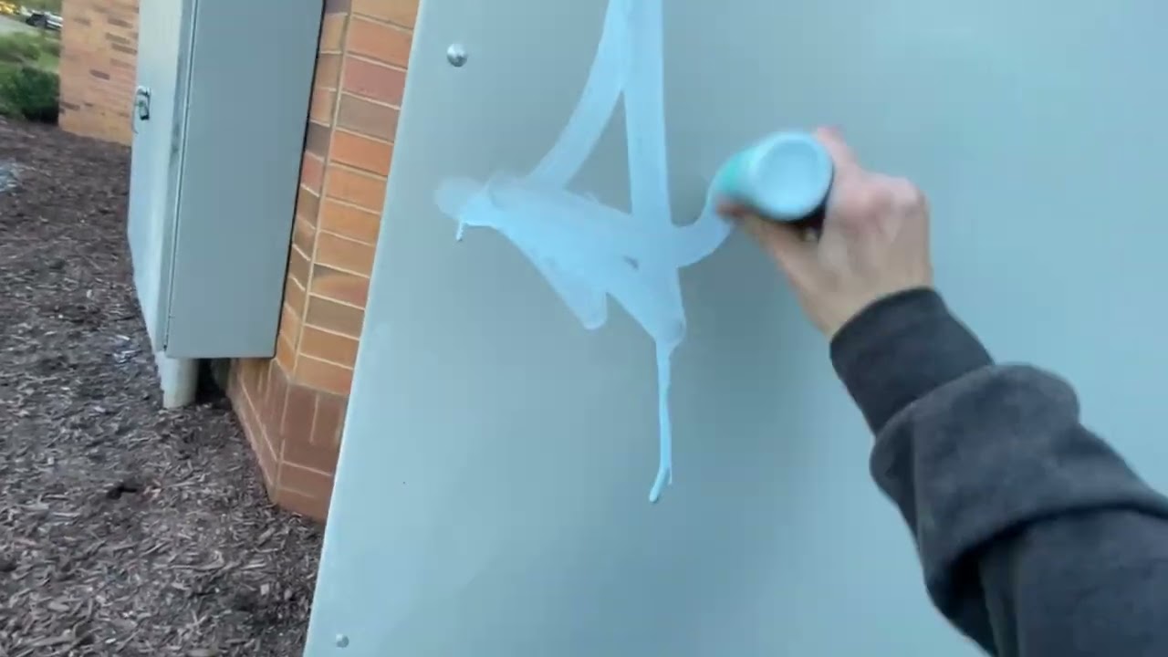 Tagging And Sticker Slapping #2 + Homemade Mop & Garden Sprayer #graffiti #tagging