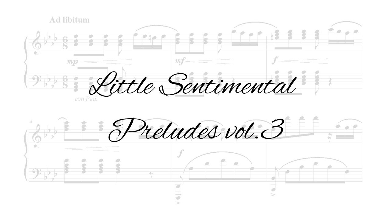 Galina Bobrova - Little Sentimental Preludes vol.3 (#9-12) for piano