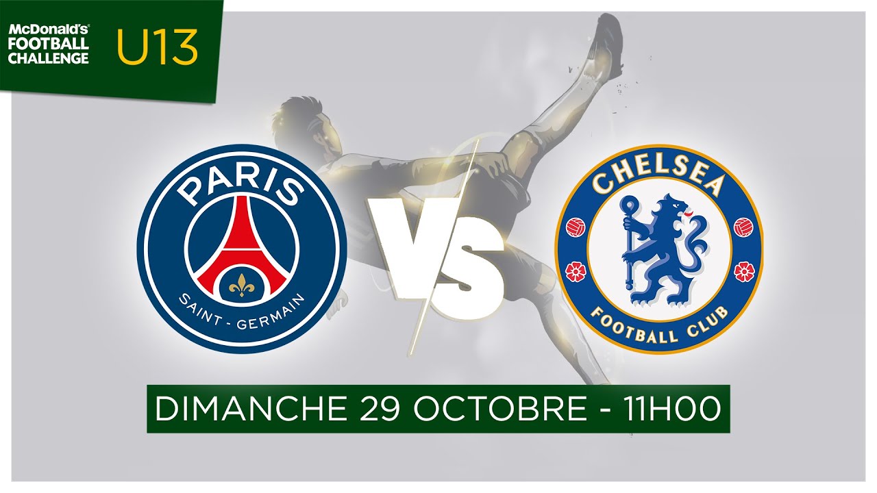 U13 PSG - CHELSEA (dimanche 11h00)